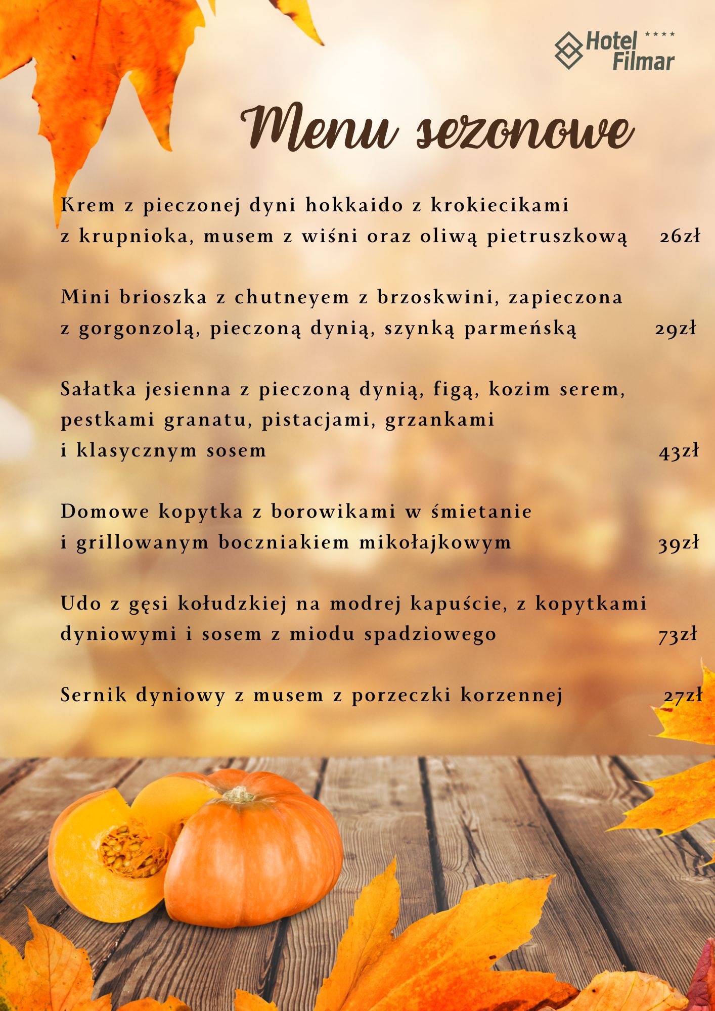 menu sezonowe